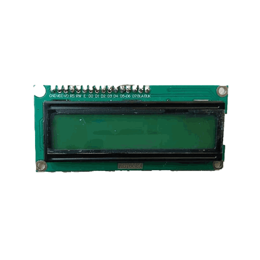 16x2 LCD display green with soldered i2c Module