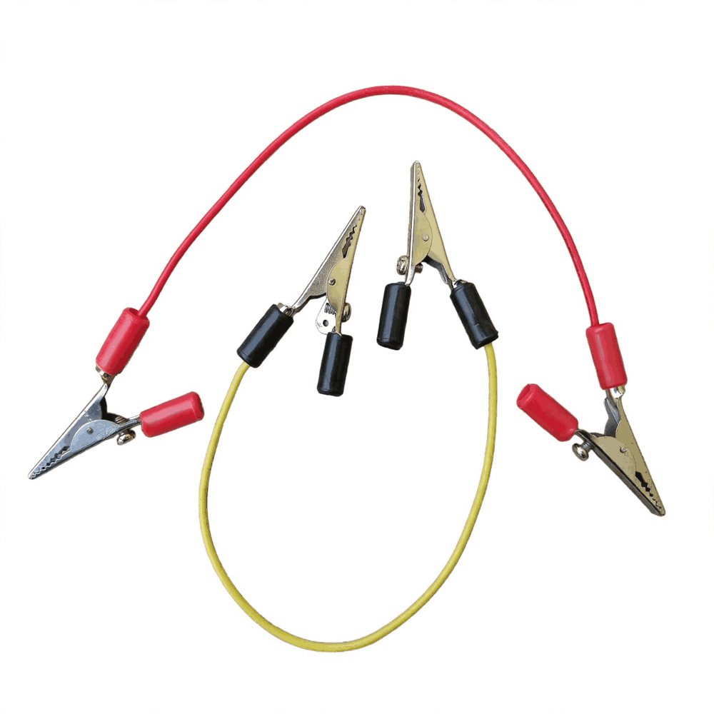 Alligator clip pair with 20cm wire