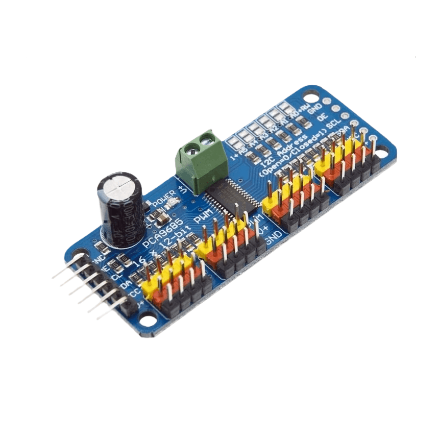 16-Channel 12-bit PWM/Servo Driver – PCA9685 I2C Interface