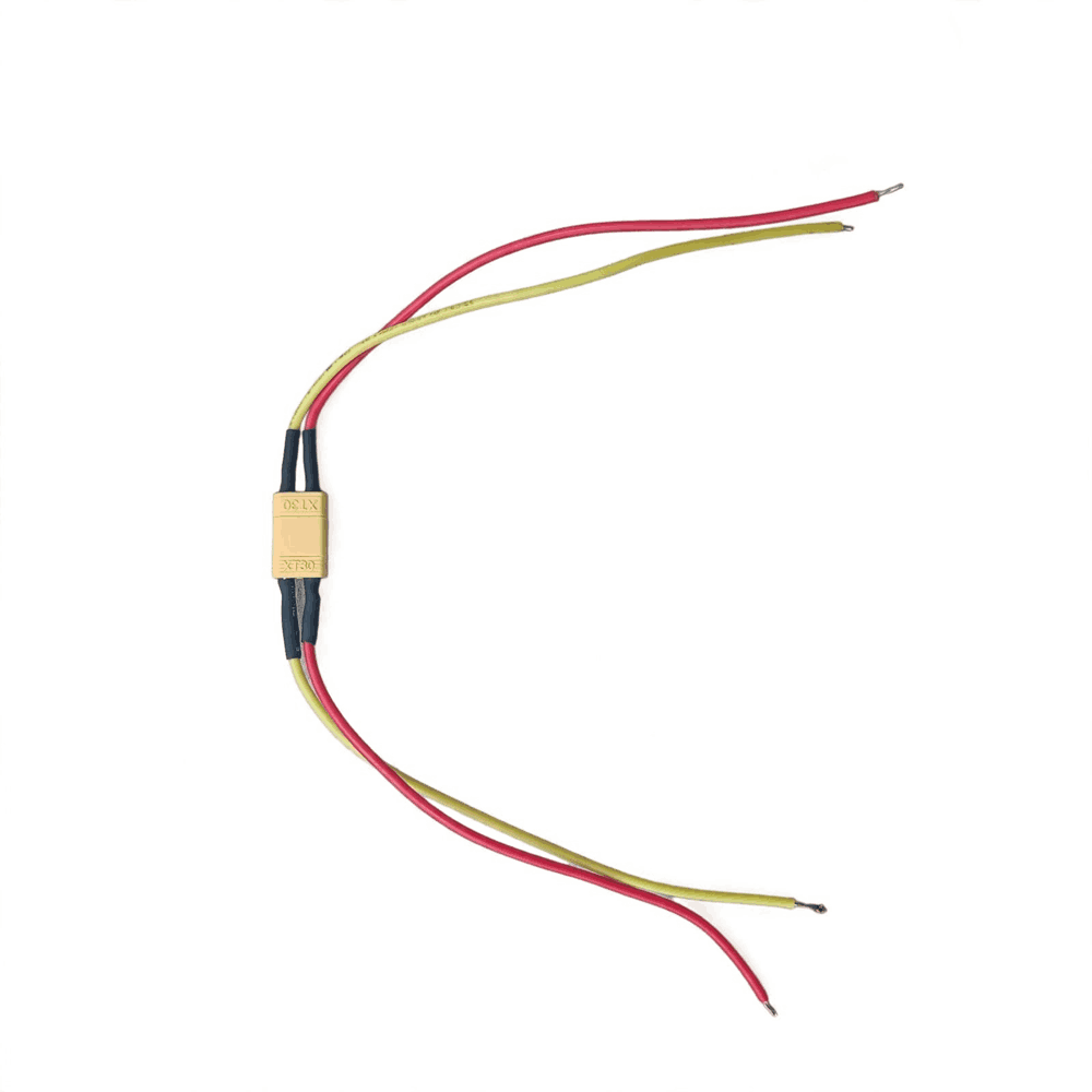 XT30 Male-Female Pair with 10cm Wire view 2