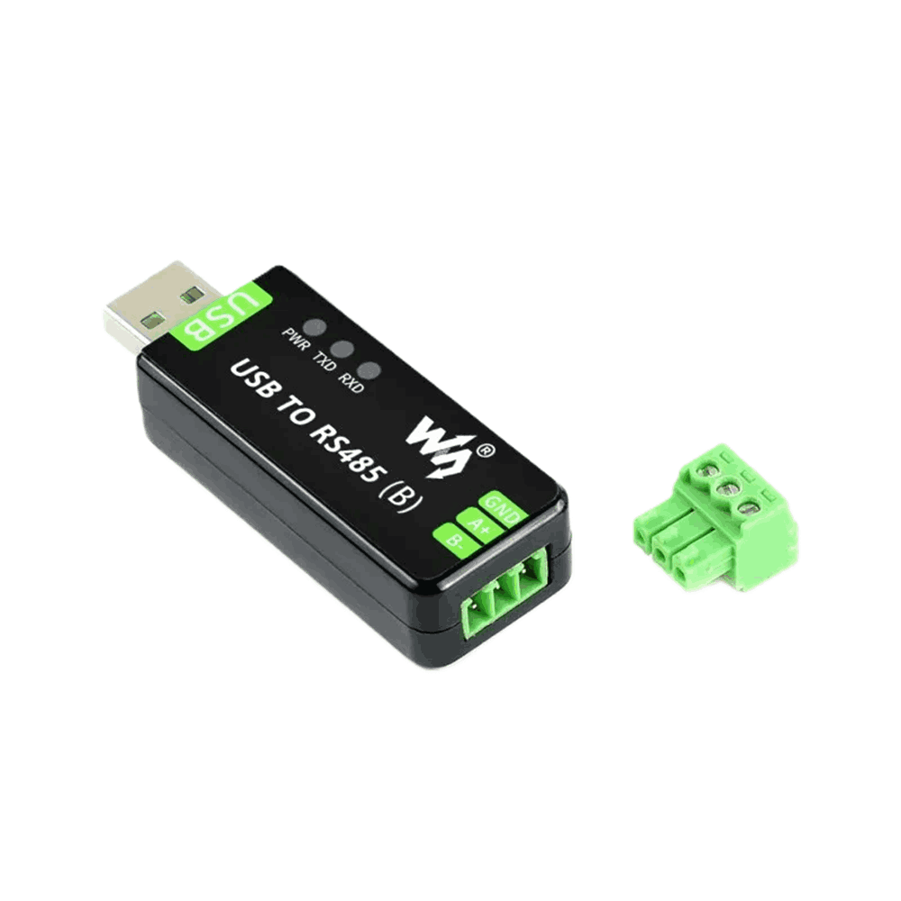 Waveshare Industrial USB TO RS485 Bidirectional Converter, Onboard original CH343G, Multi-Protection